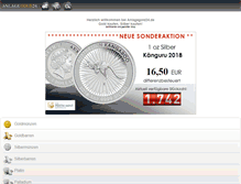 Tablet Screenshot of anlagegold24.de