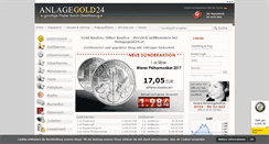 Desktop Screenshot of anlagegold24.at
